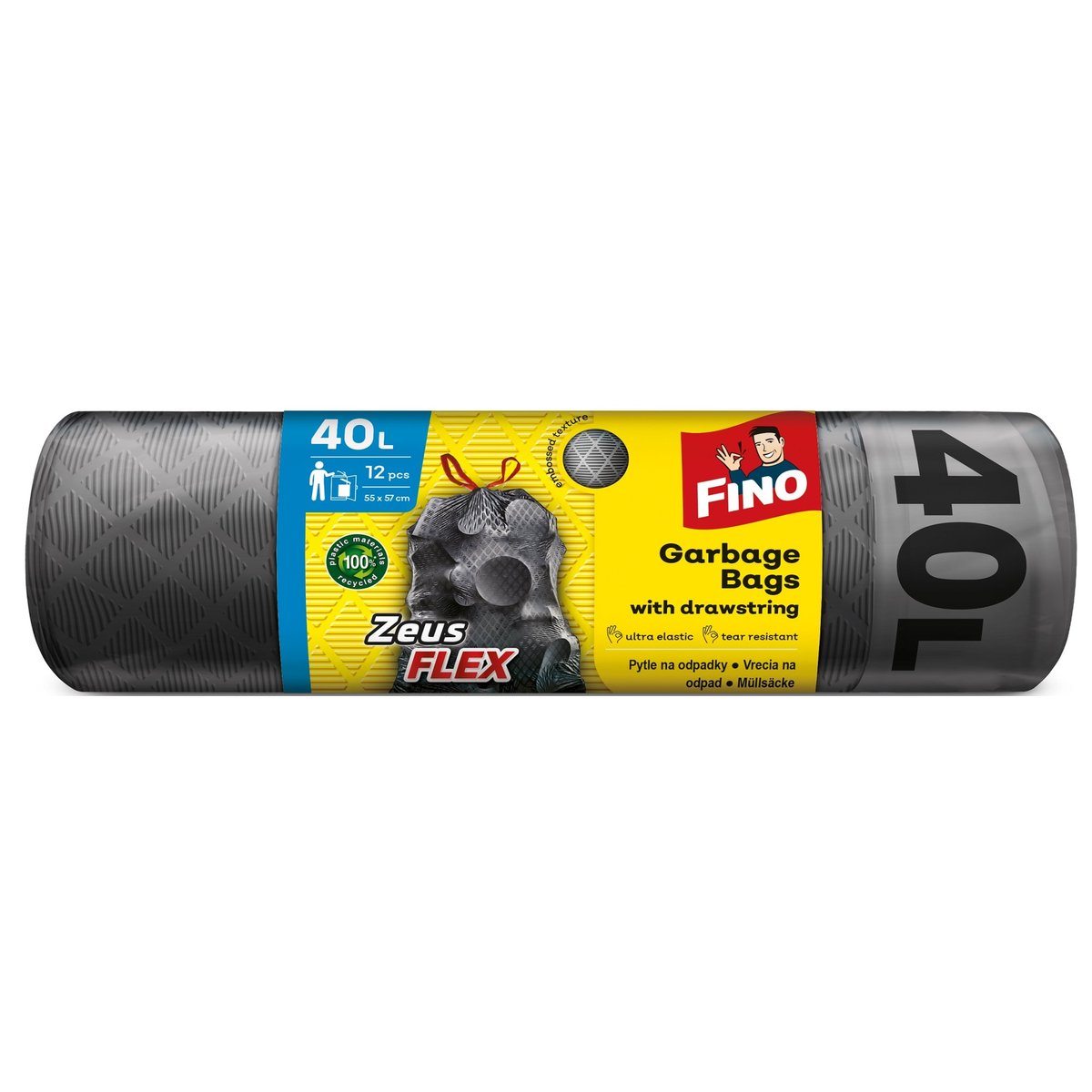 Fino Zatahovací pytle Zeus Flex 40 l