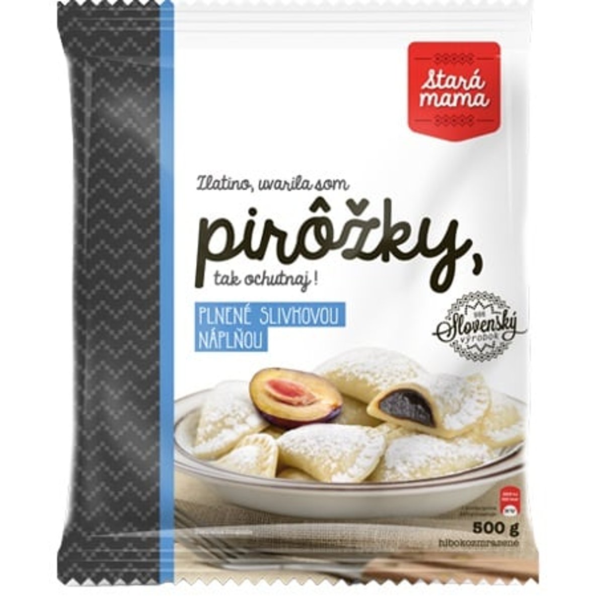 Stará mama Pirožky plněné švestkovou náplní se skořicí