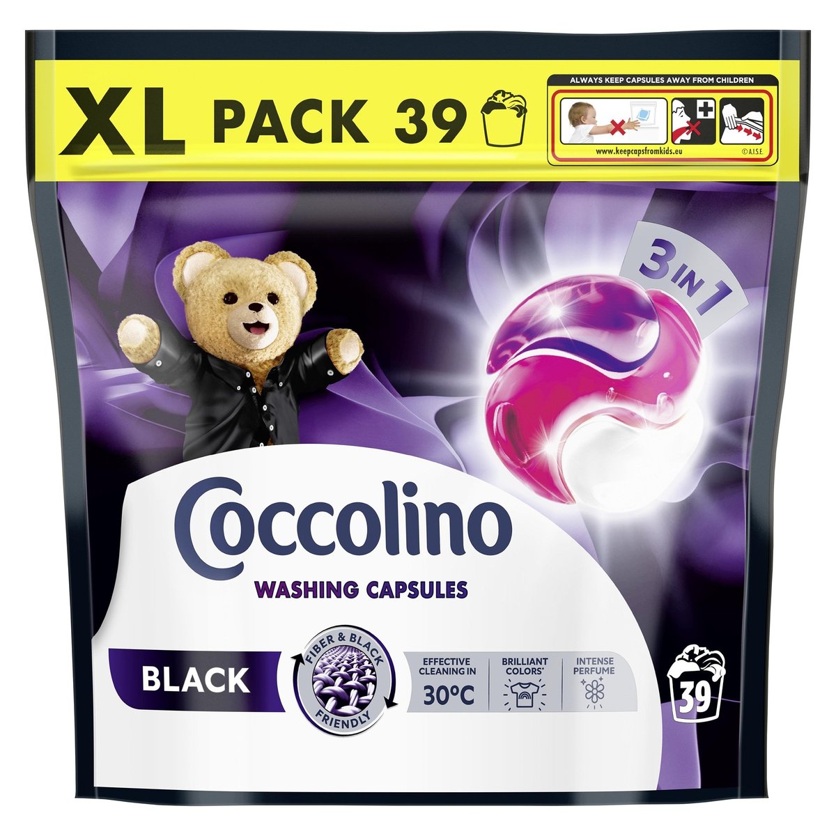 Coccolino Care Black kapsle na praní