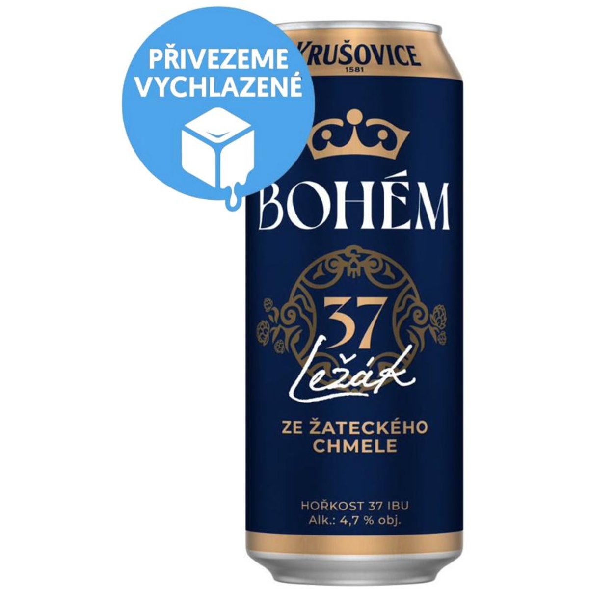Levně Krušovice Bohém plech