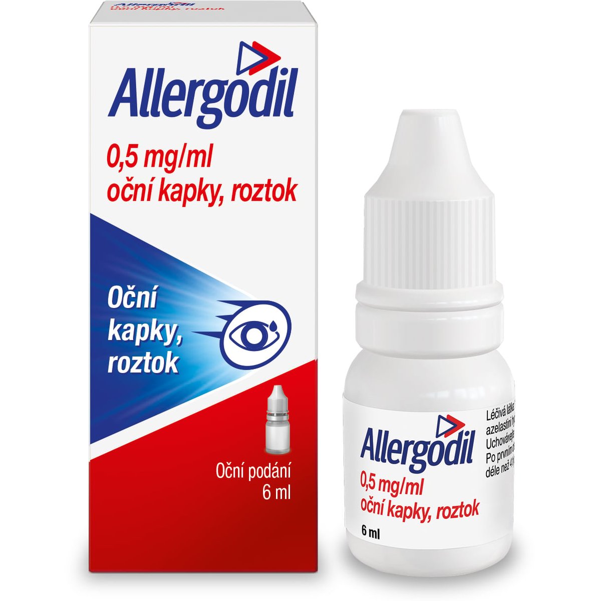 ALLERGODIL 0,5MG/ML Oční kapky, roztok 1X6ML