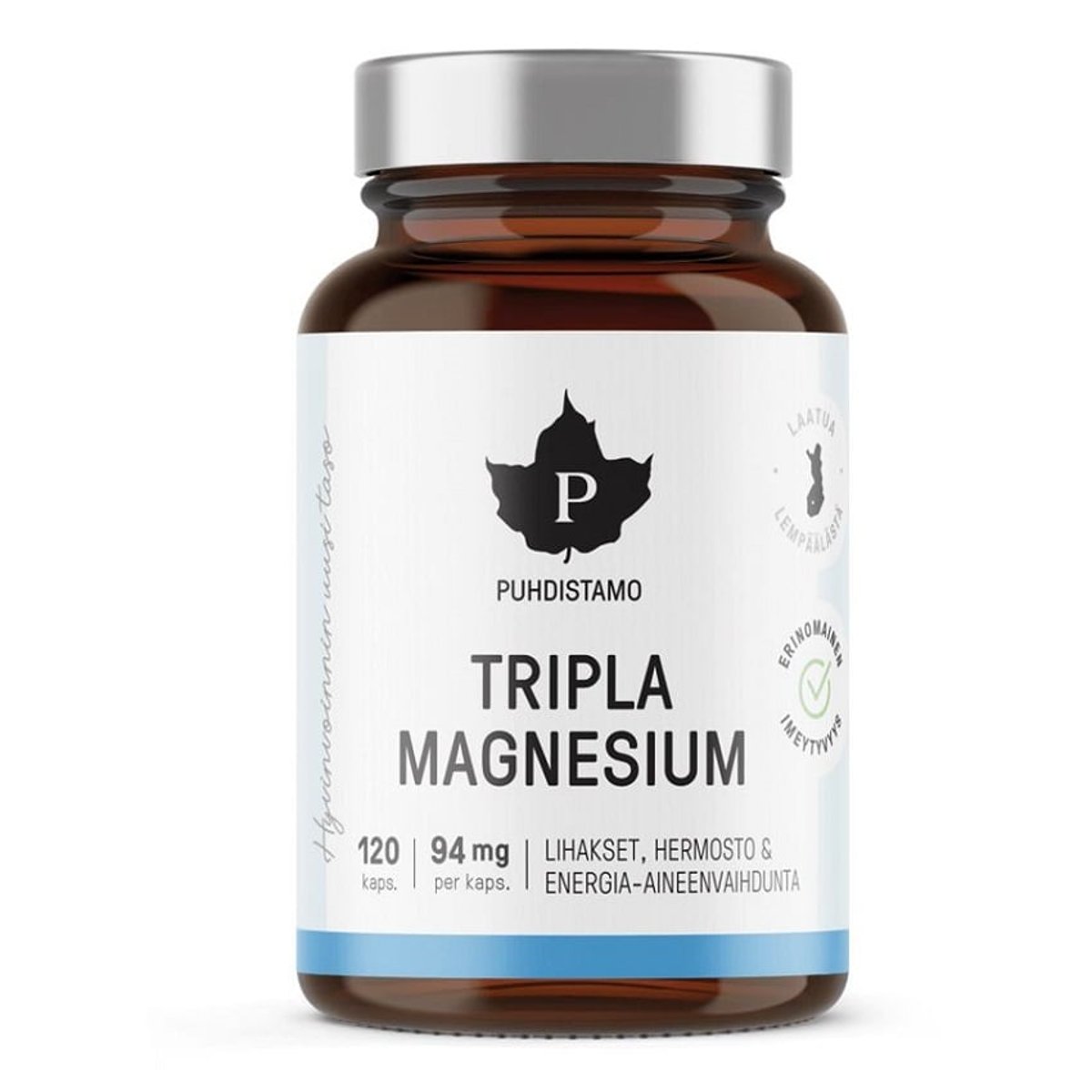 Puhdistamo Triple Magnesium 120 kapslí