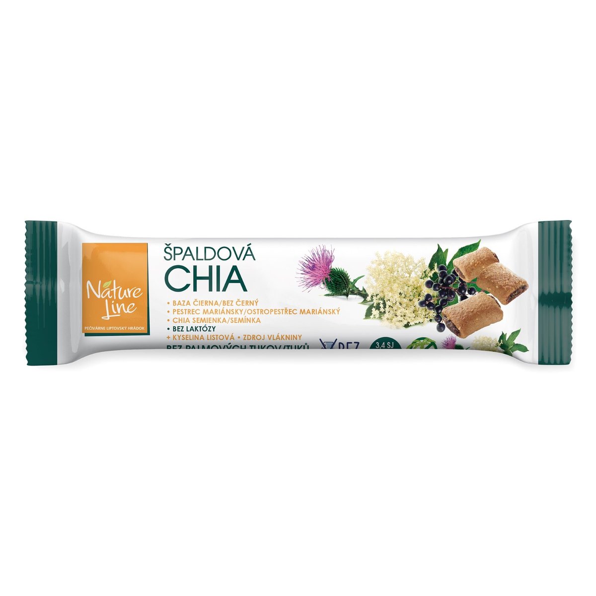Nature Line Chia sušenky špaldové