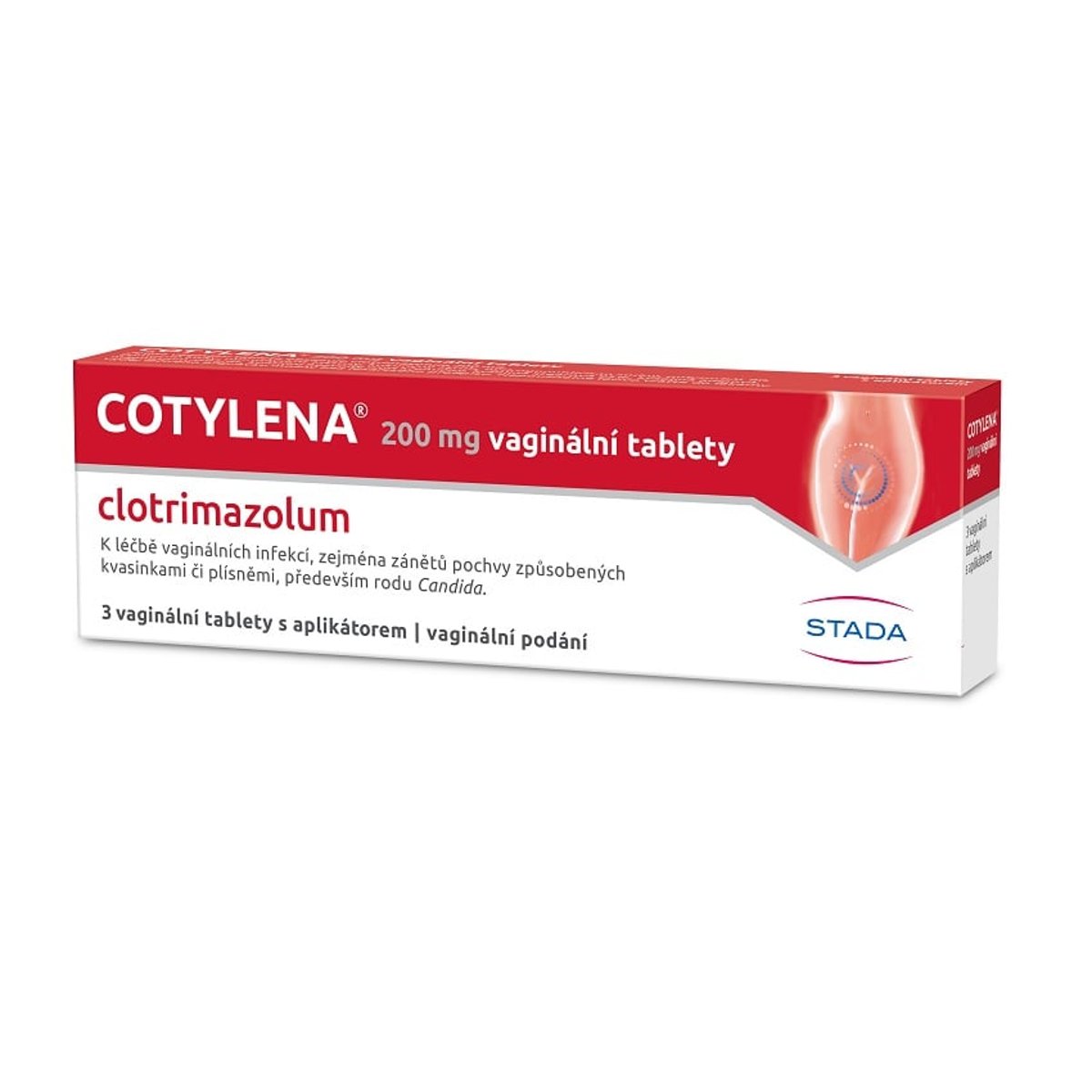 COTYLENA 200MG Vaginální tableta 3