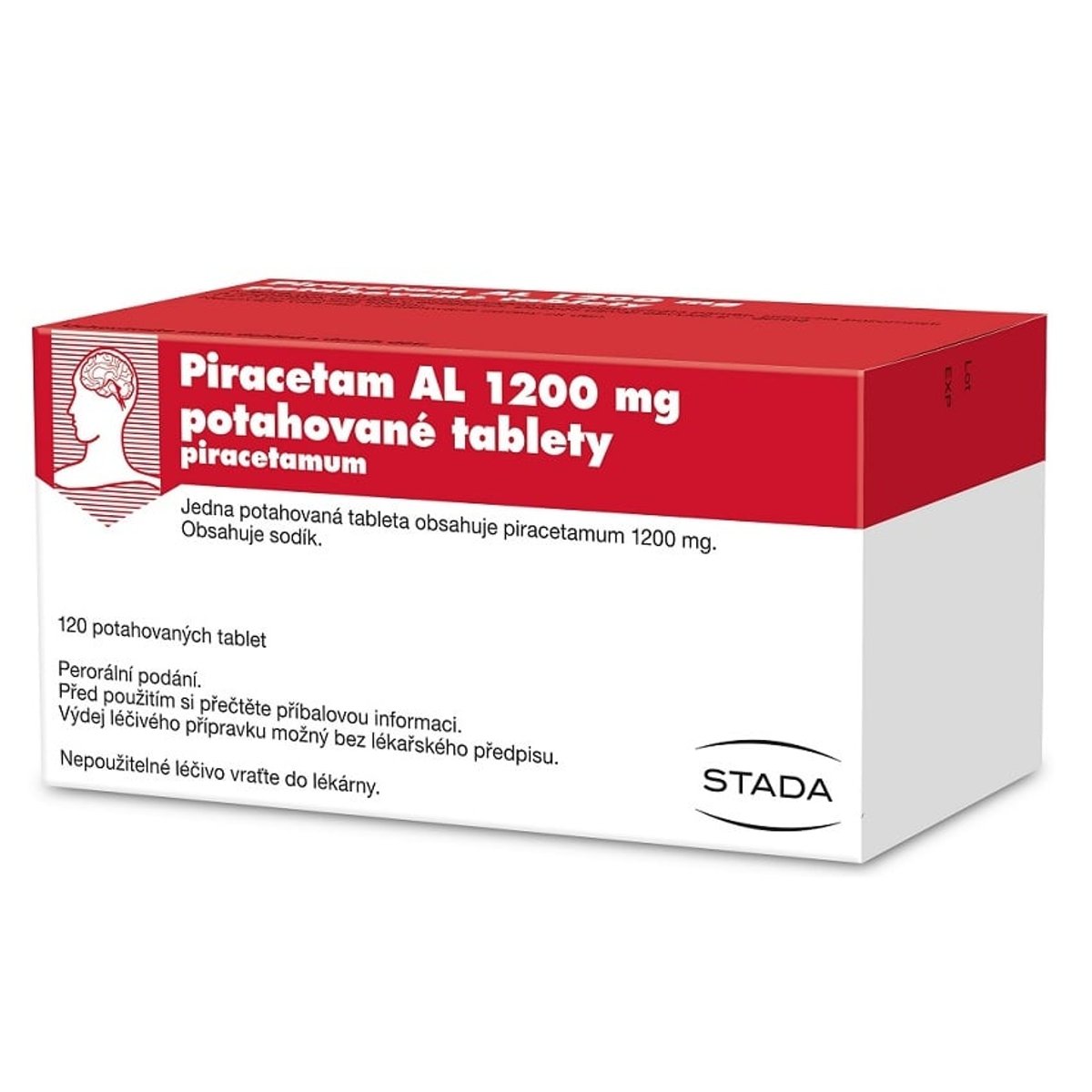 PIRACETAM AL 1200MG Potahovaná tableta 120