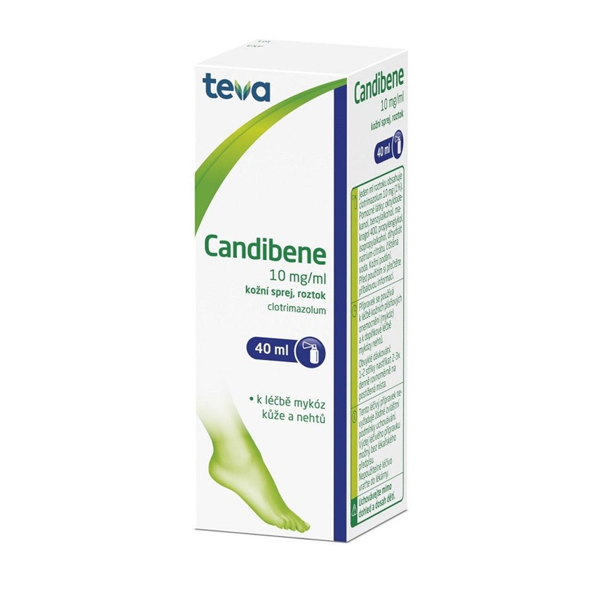 CANDIBENE 10MG/ML Kožní sprej, roztok 1X40ML