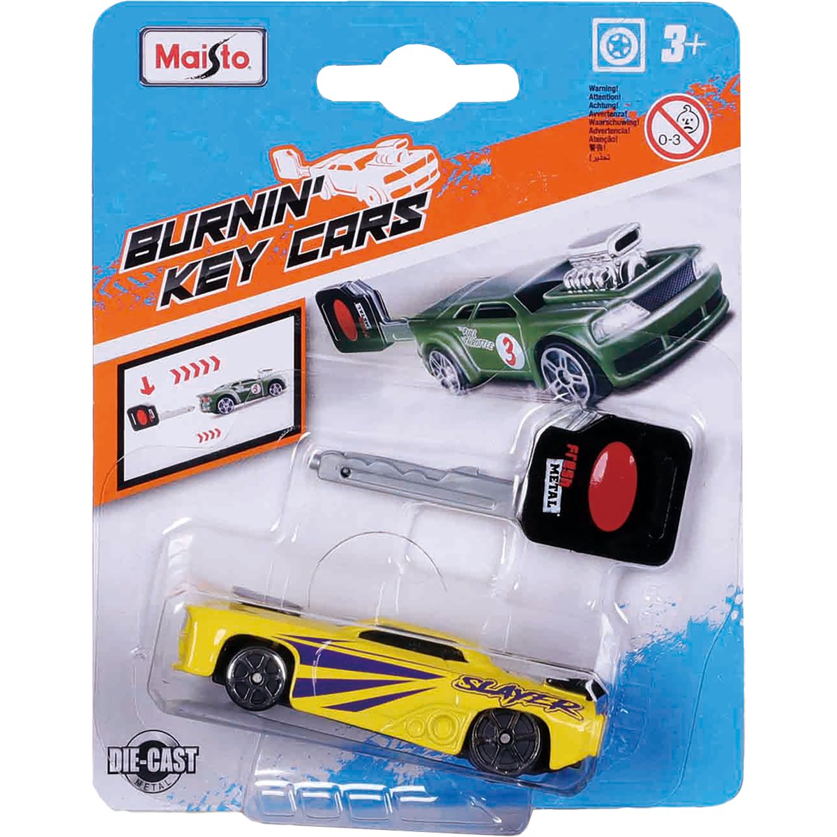 Maisto Burnin' Key Cars model autíčka