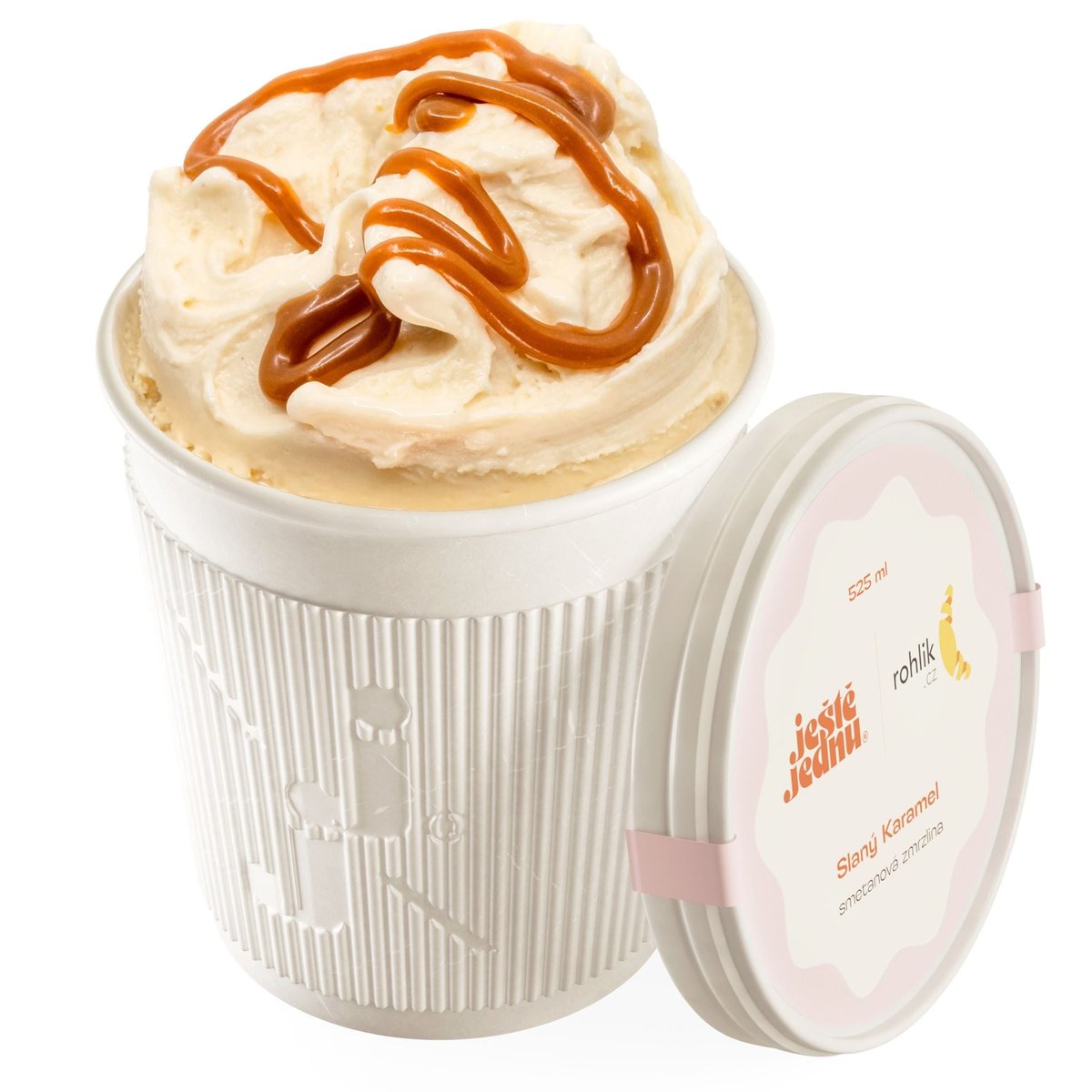 Rohlíkova zmrzlina Slaný karamel