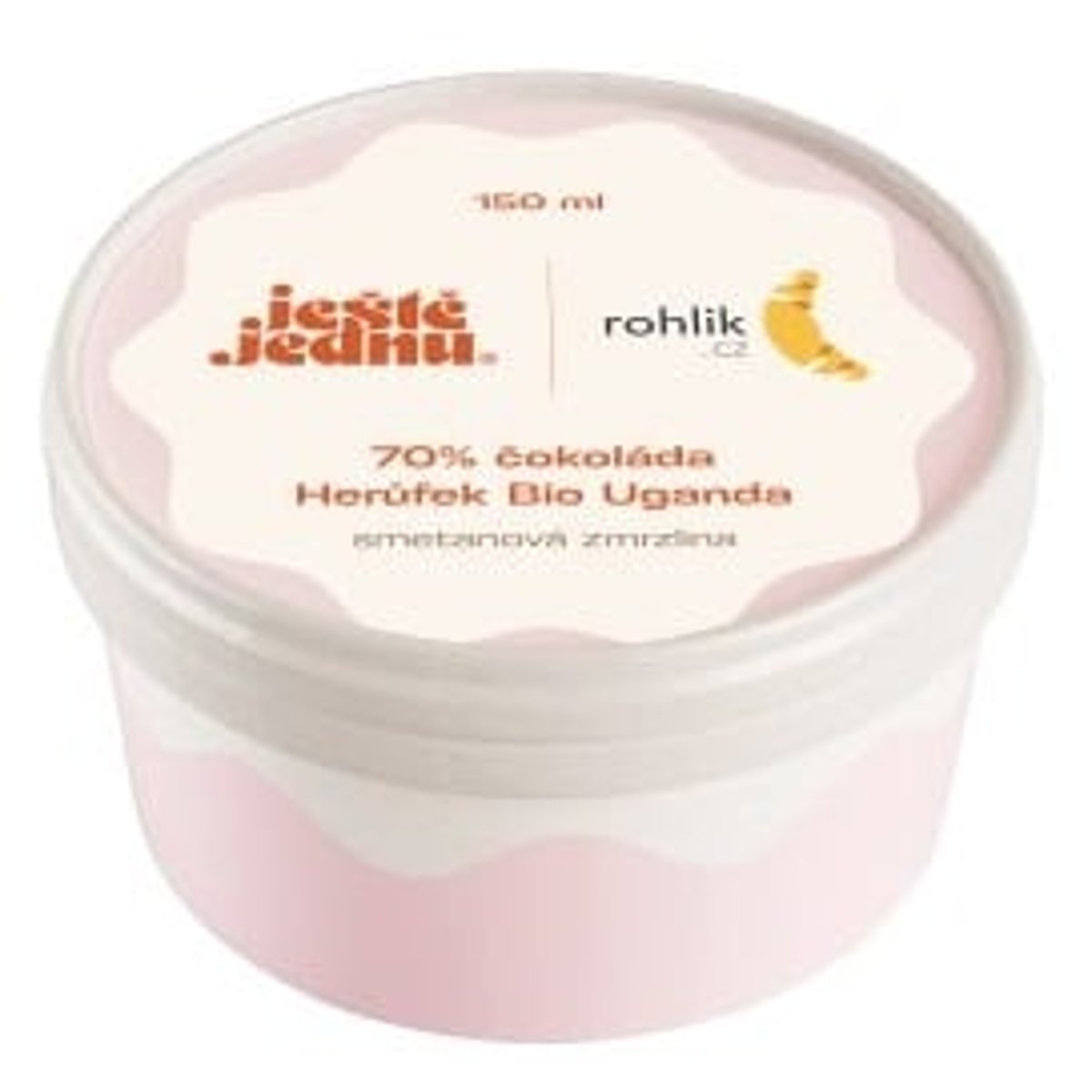 Rohlíkova zmrzlina 70% čokoláda Herůfek Bio Uganda