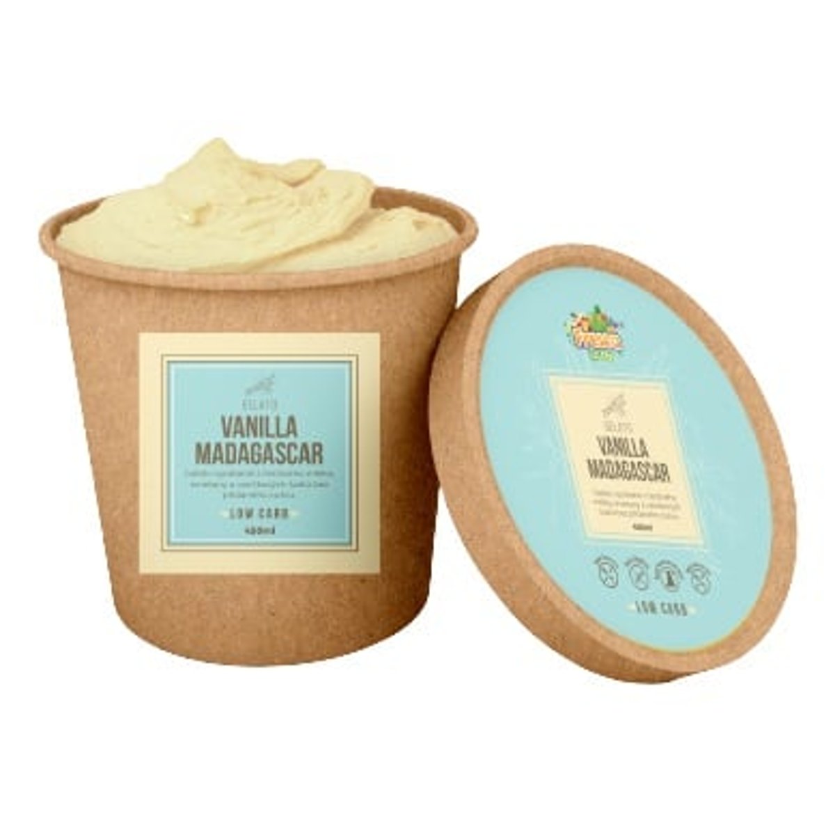 Low carb zmrzlina vanilka Madagascar