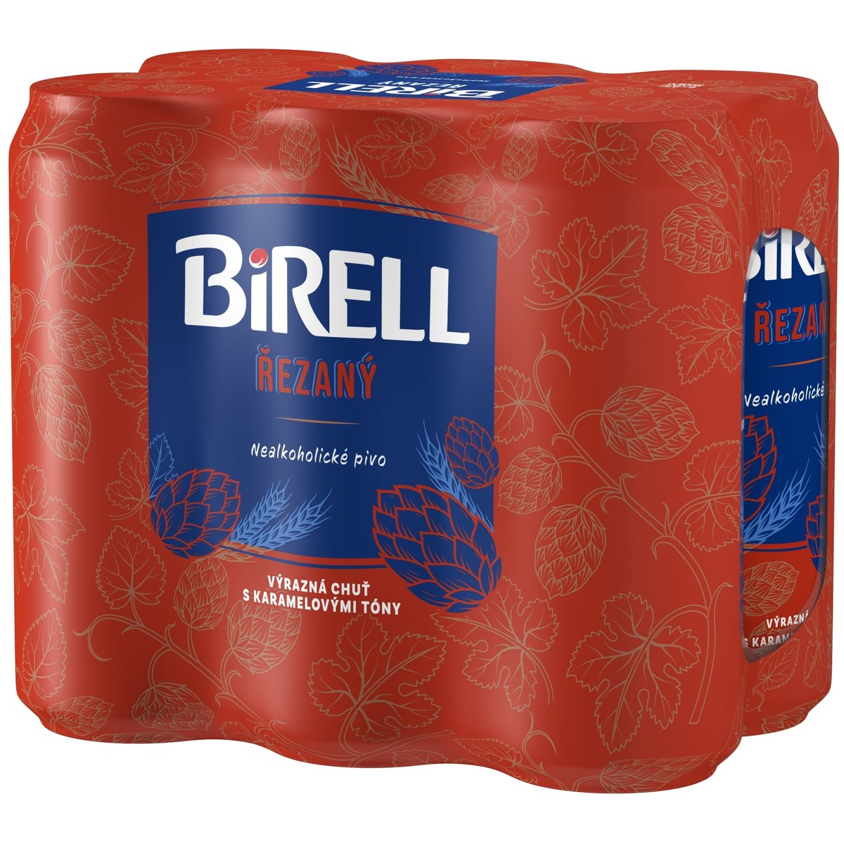 Birell Řezaný nealkoholické pivo 6×0,5 l plech