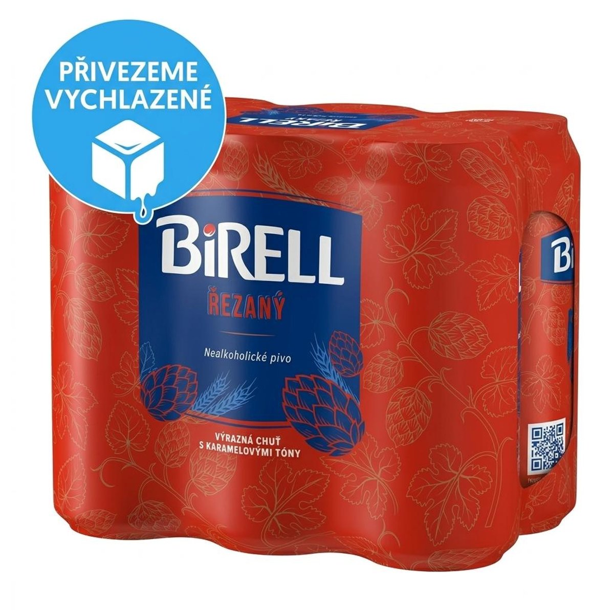Levně Birell Řezaný nealkoholické pivo 6×0,5 l plech