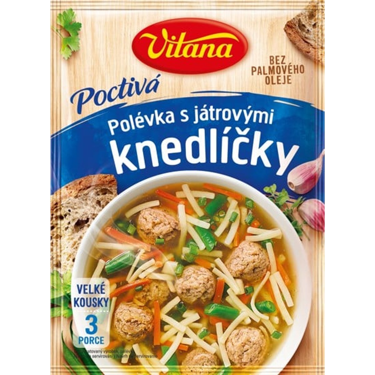 Vitana Poctivá s játrovými knedlíčky