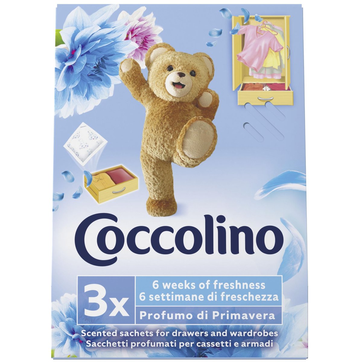 Coccolino Primavera vonné sáčky do šatníku