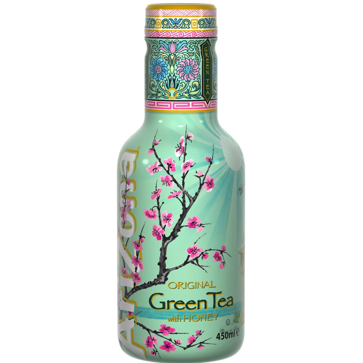 AriZona ledový zelený čaj s medem sklo