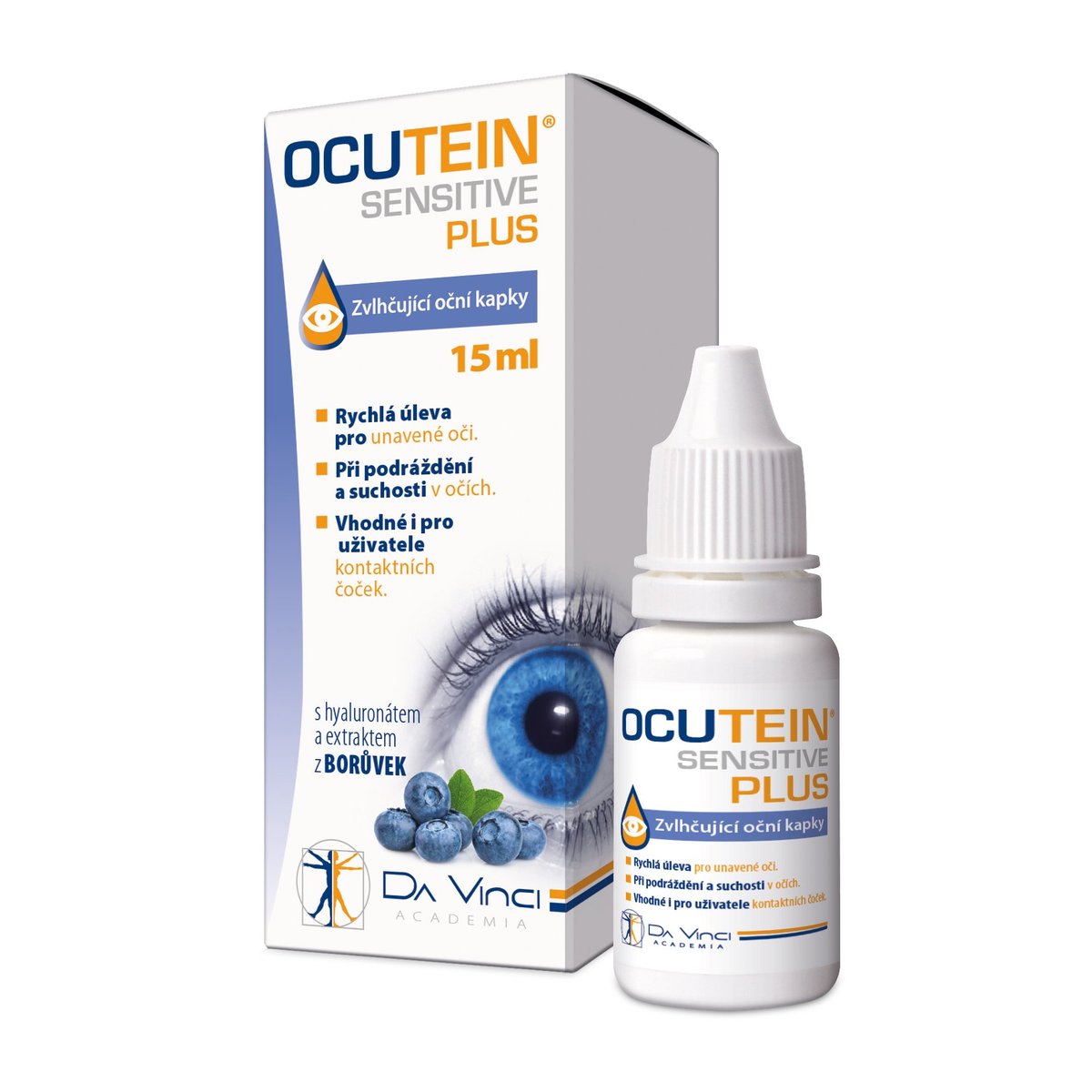 Da Vinci Academia Ocutein Sensitive Plus oční kapky, 15 ml