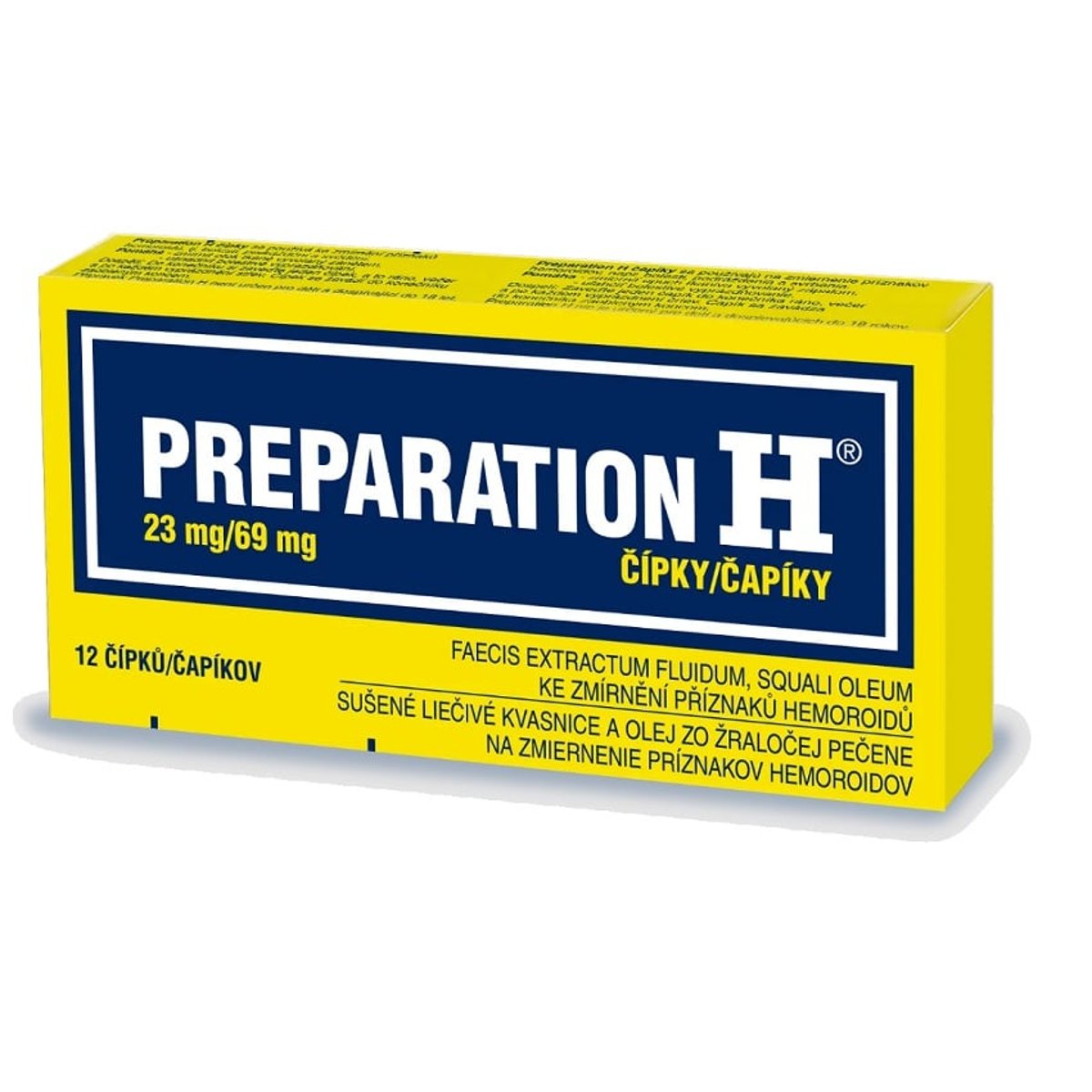 PREPARATION H 23MG/69MG čípek 12