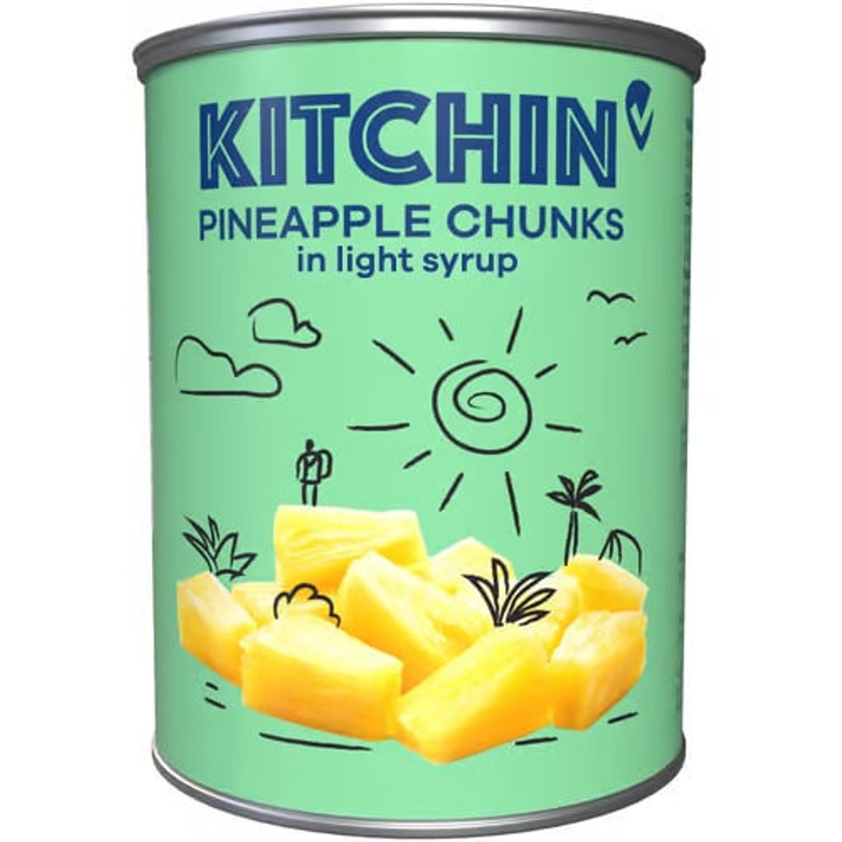 Kitchin Ananasové kousky v ananasové šťávě