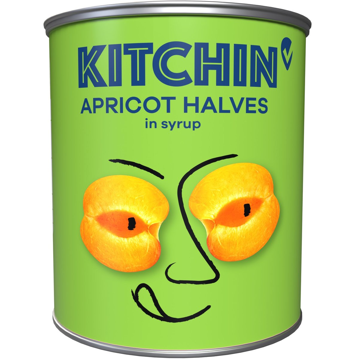 Kitchin Meruňky v mírně sladkém nálevu, loupané, půlené