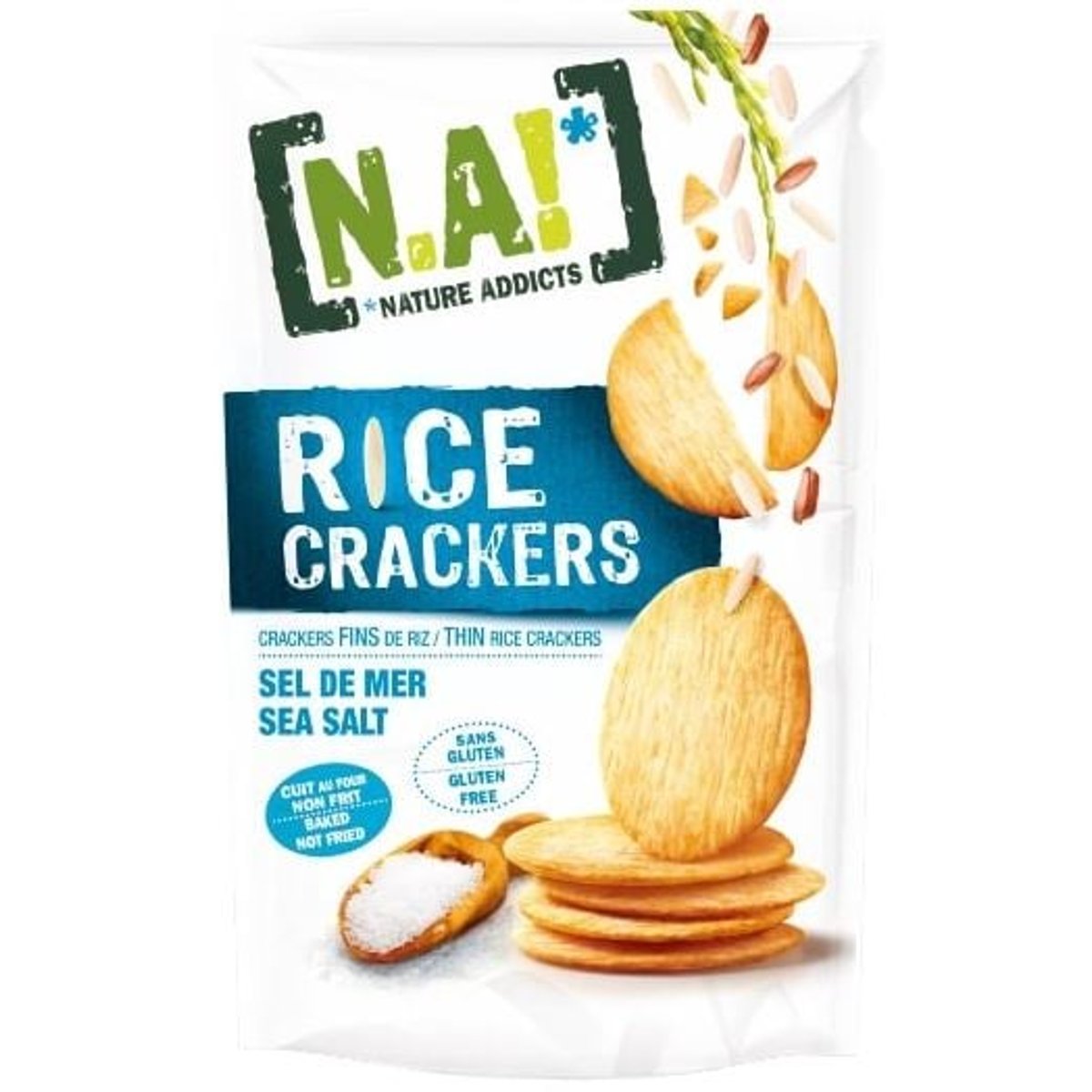 N.A! Rýžové krekry mořská sůl