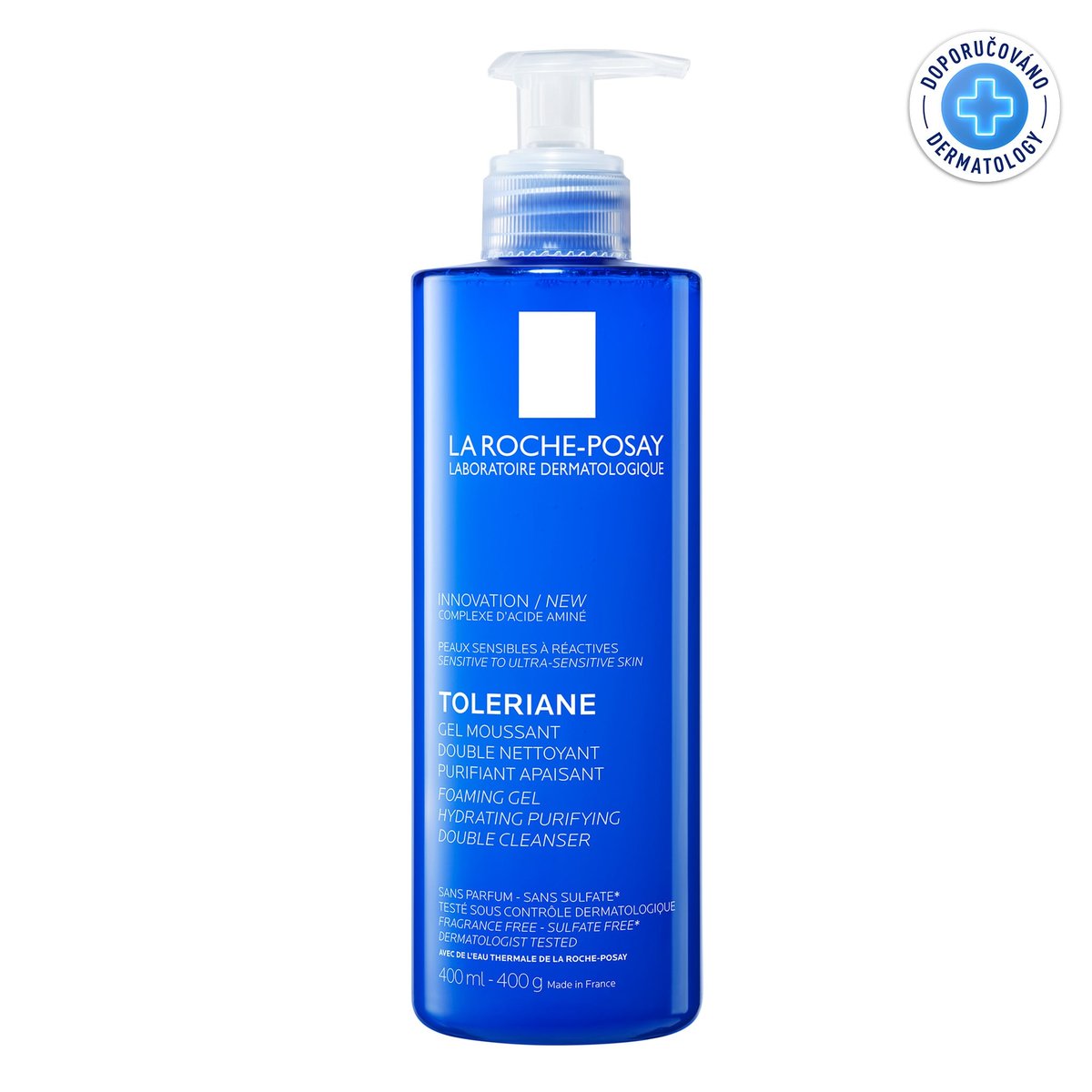 LA ROCHE-POSAY TOLERIANE Pěnící čisticí gel 400ml