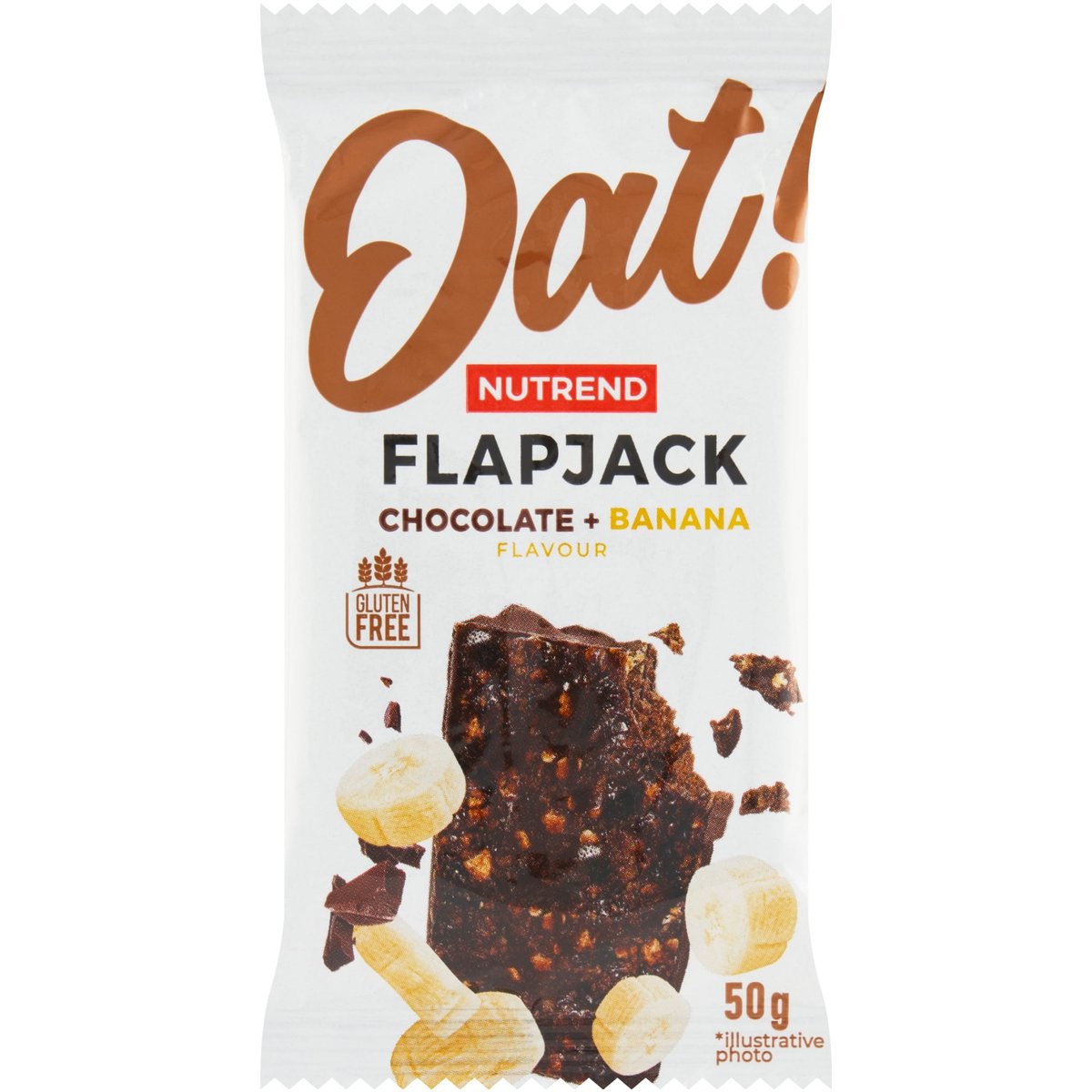 Nutrend Flapjack čokoláda a banán