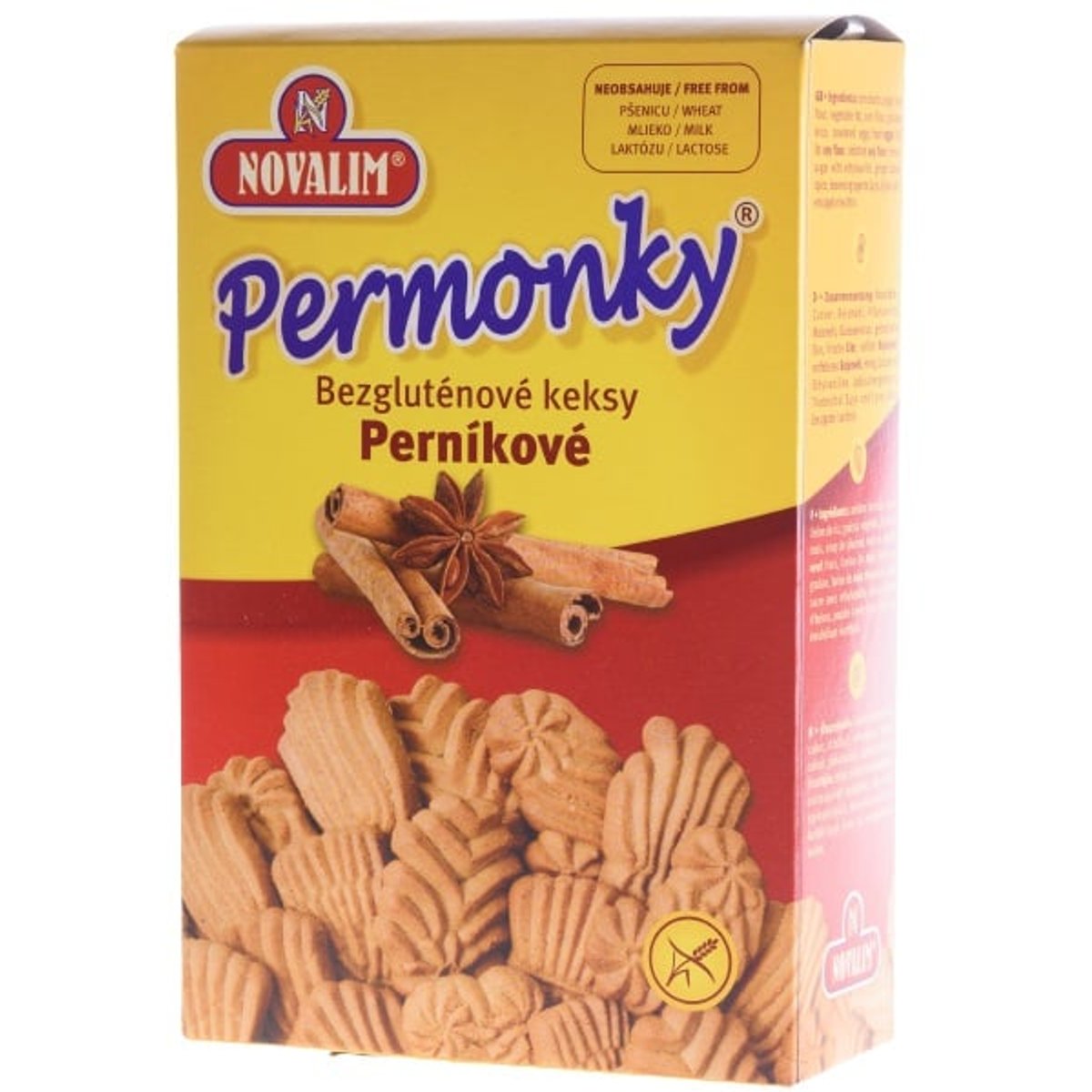 Novalim Permonky bezlepkové keksy perníkové