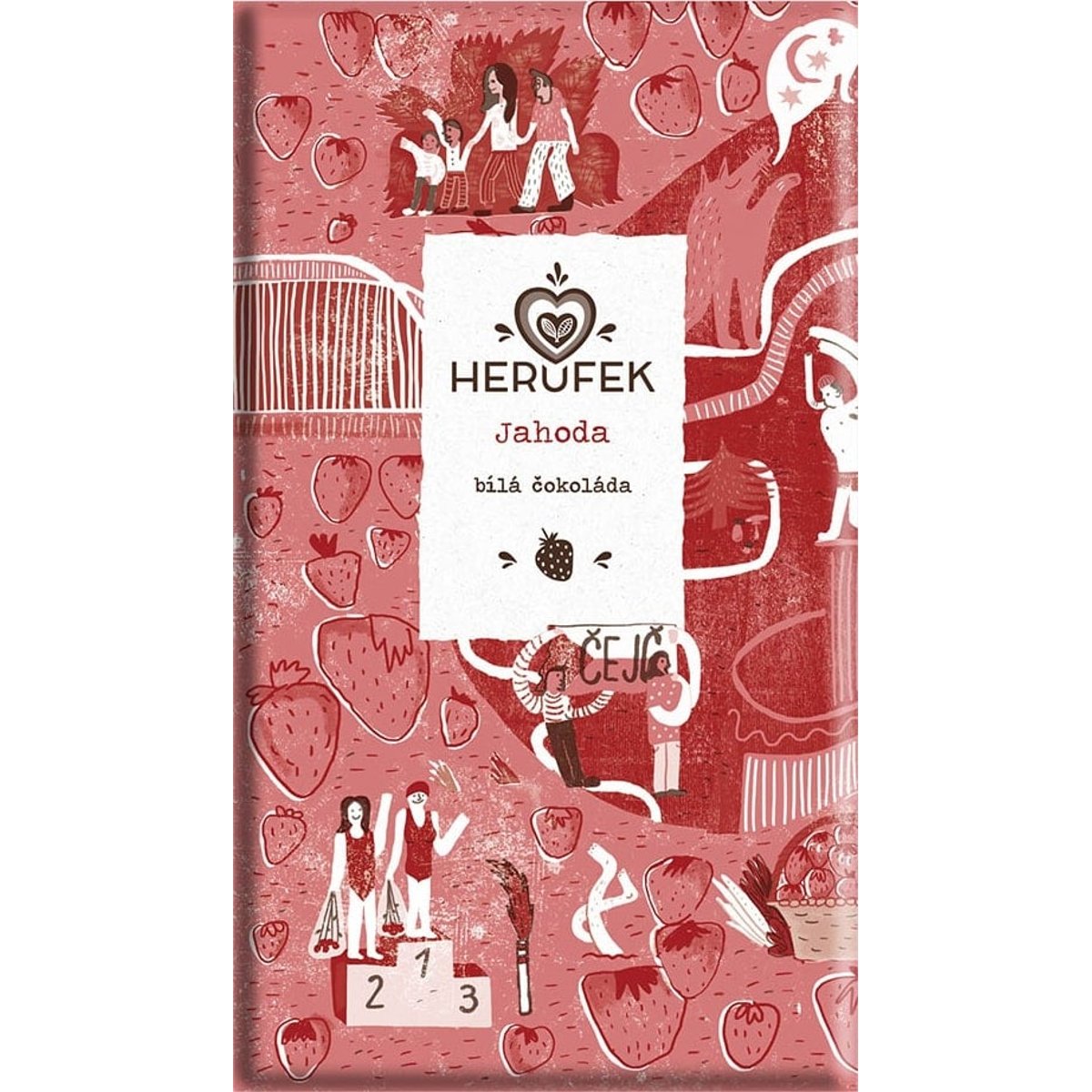 Herufek Jahodová bílá čokoláda