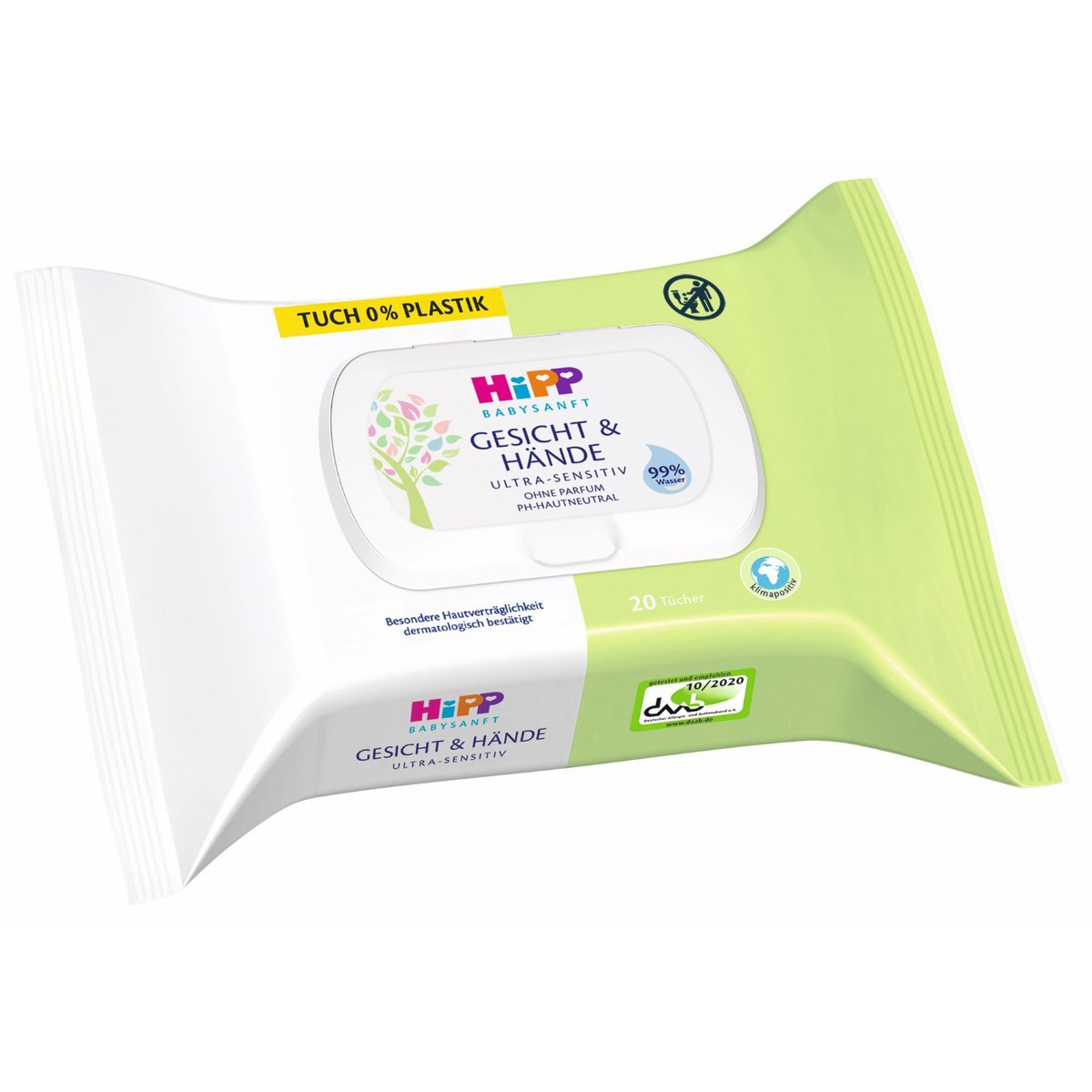 HiPP Babysanft Ubrousky na obličej & ruce