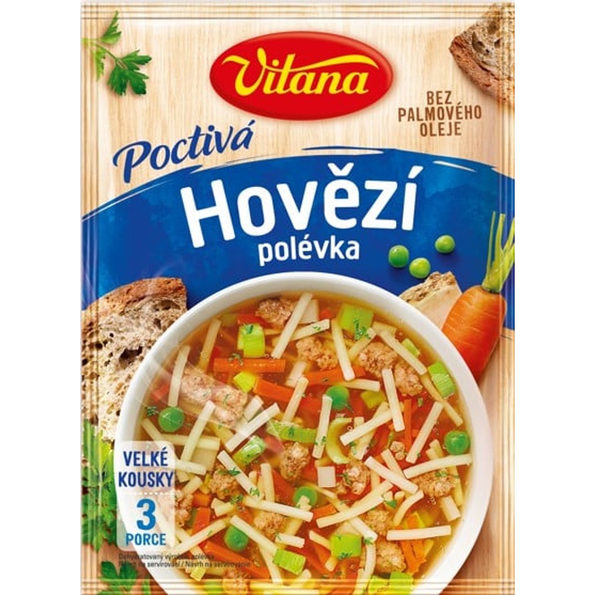 Vitana Poctivá hovězí polévka v pytlíku