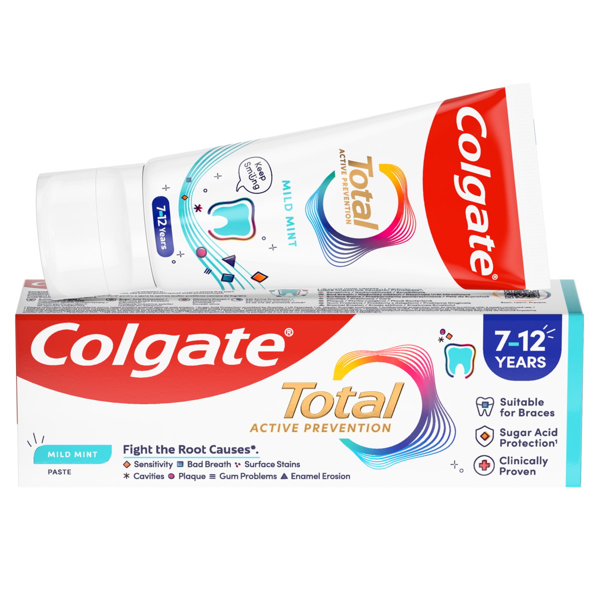 Levně Colgate Total Junior dětská zubní pasta pro děti ve věku 7–12 let