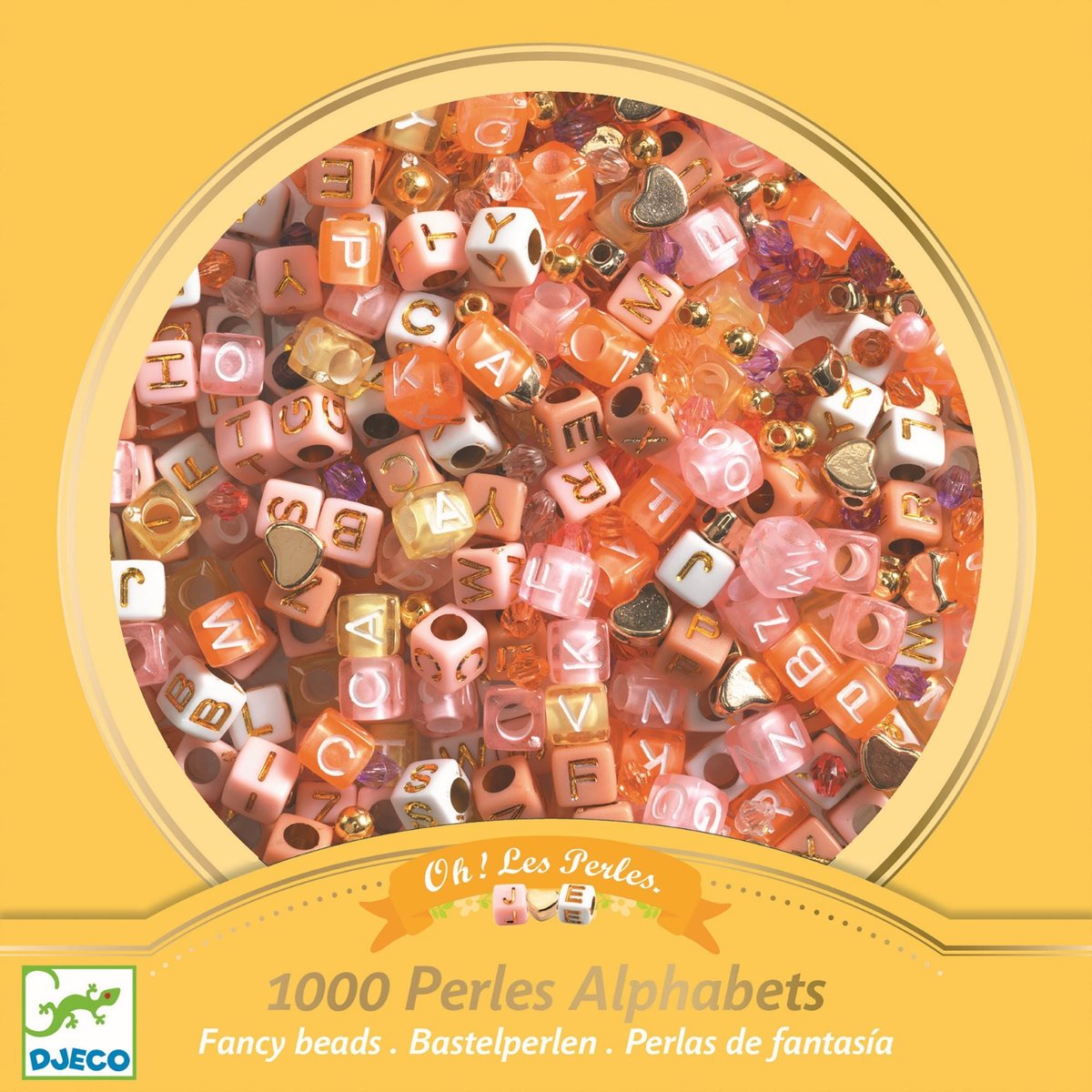 Djeco Tvoření šperků Abeceda zlatá