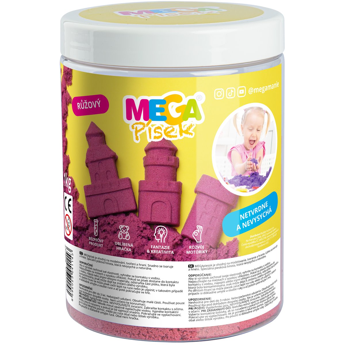 MEGApísek růžový