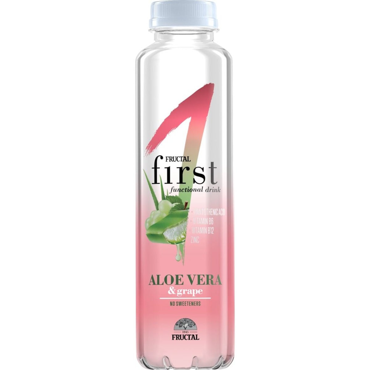 Fructal  Voda Aloe vera a hrozny