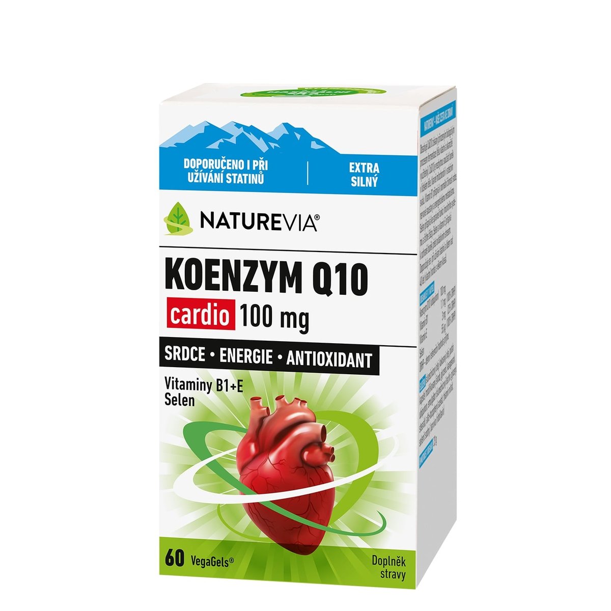 NatureVia Koenzym Q10 Cardio 100mg cps.60