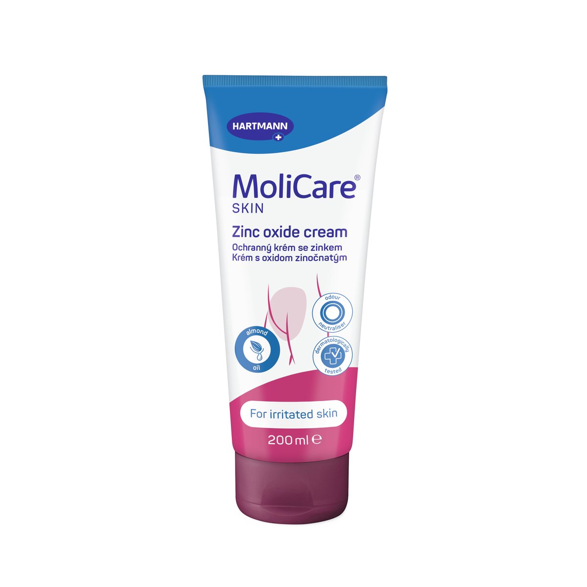 MoliCare Skin Ochranný krém se zinkem 200 ml