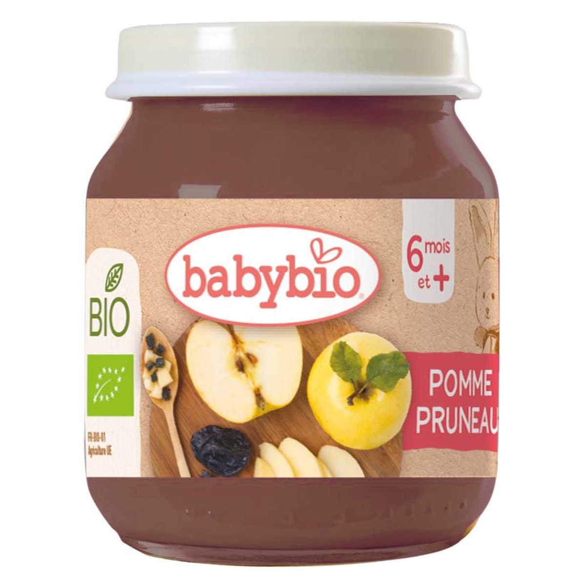 Babybio BIO Jablko a sušené švestky