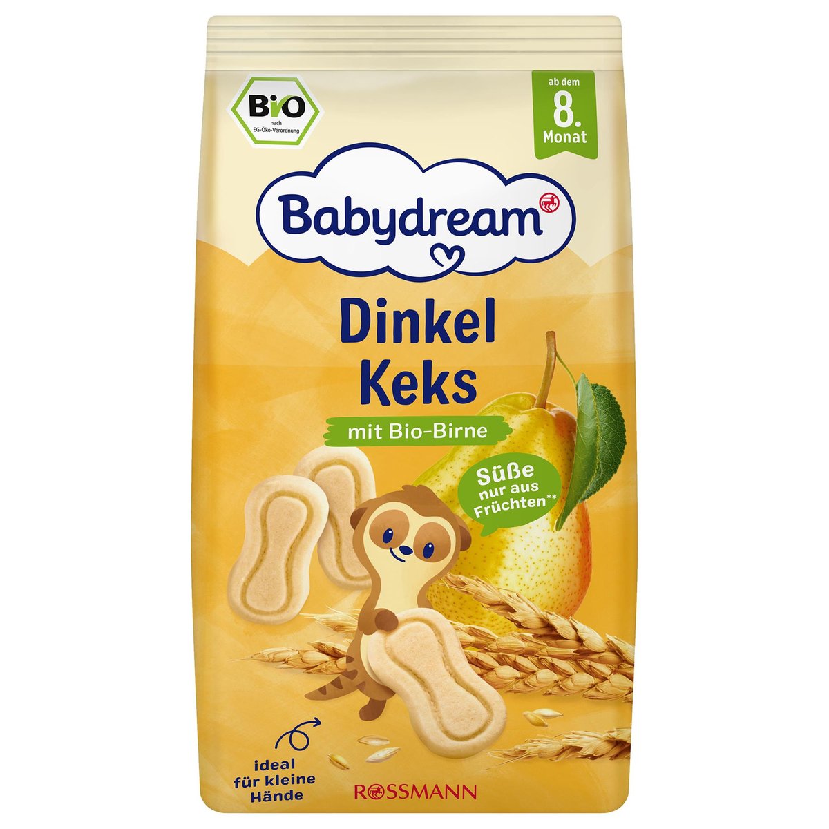 Babydream Špaldové sušenky s hruškou