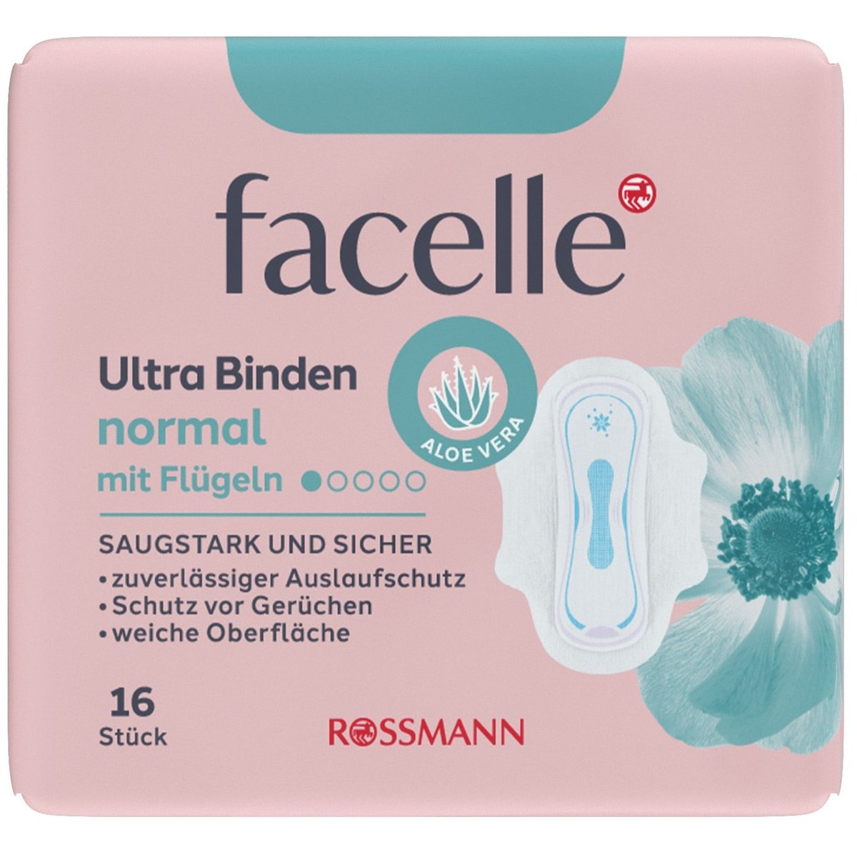 Facelle Ultra dámské vložky s křidélky a aloe vera