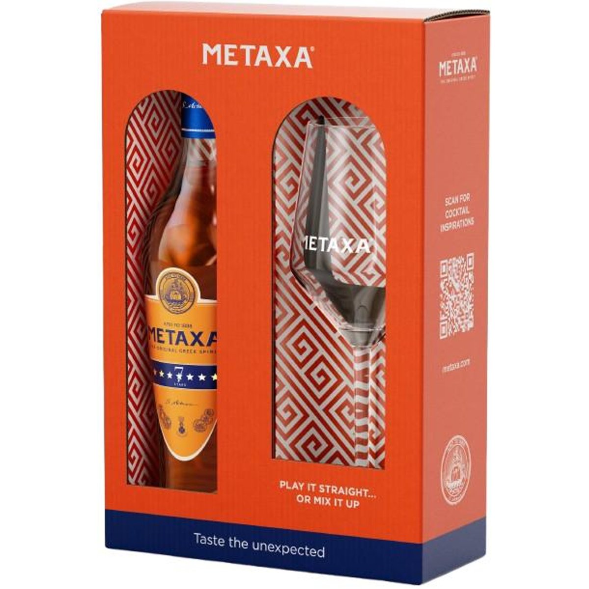 Metaxa 7* 40% obj. dárkové balení se sklenicí