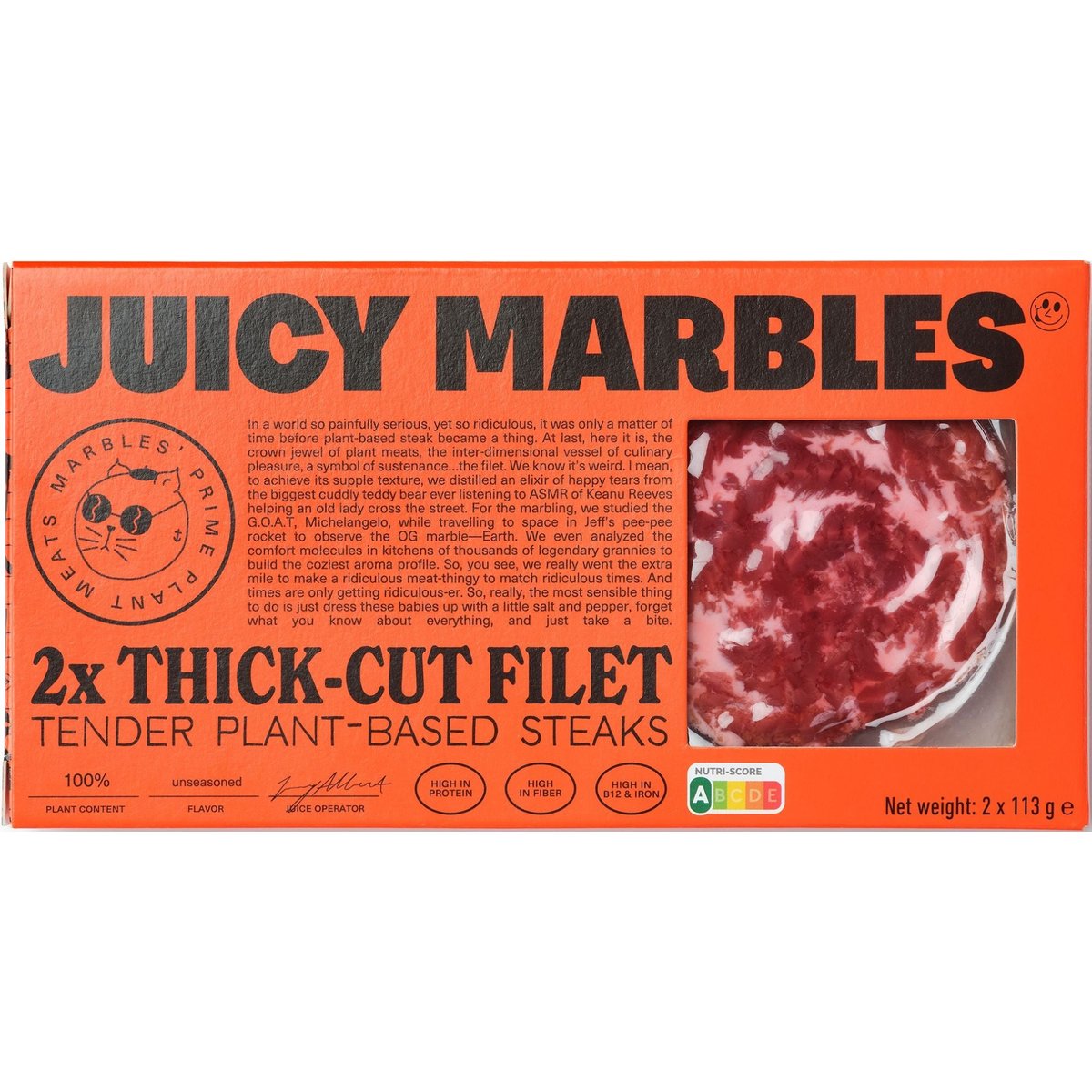 Juicy Marbles' Plant-based Filet