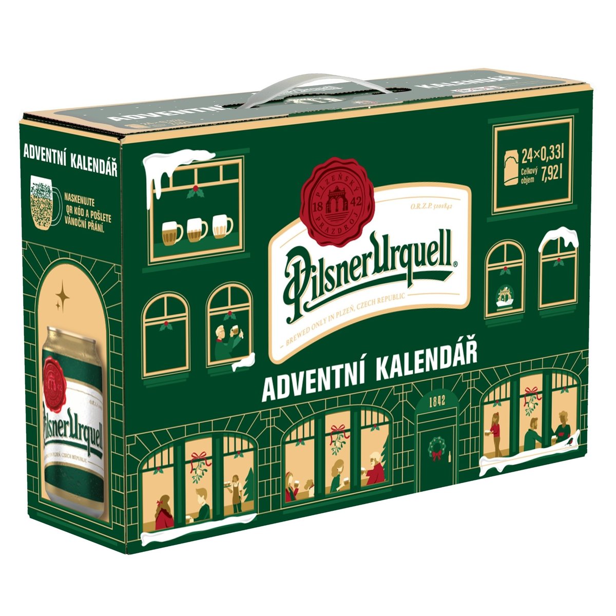 Pilsner Urquell Adventní kalendář 24×0,33 l plech