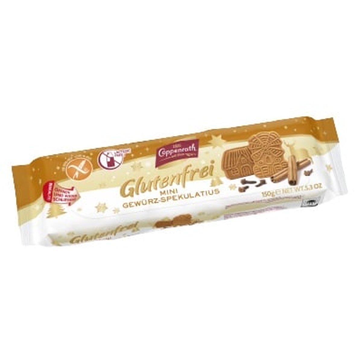 Coppenrath Zimní mini sušenky s perníkovým kořením bez lepku a laktózy