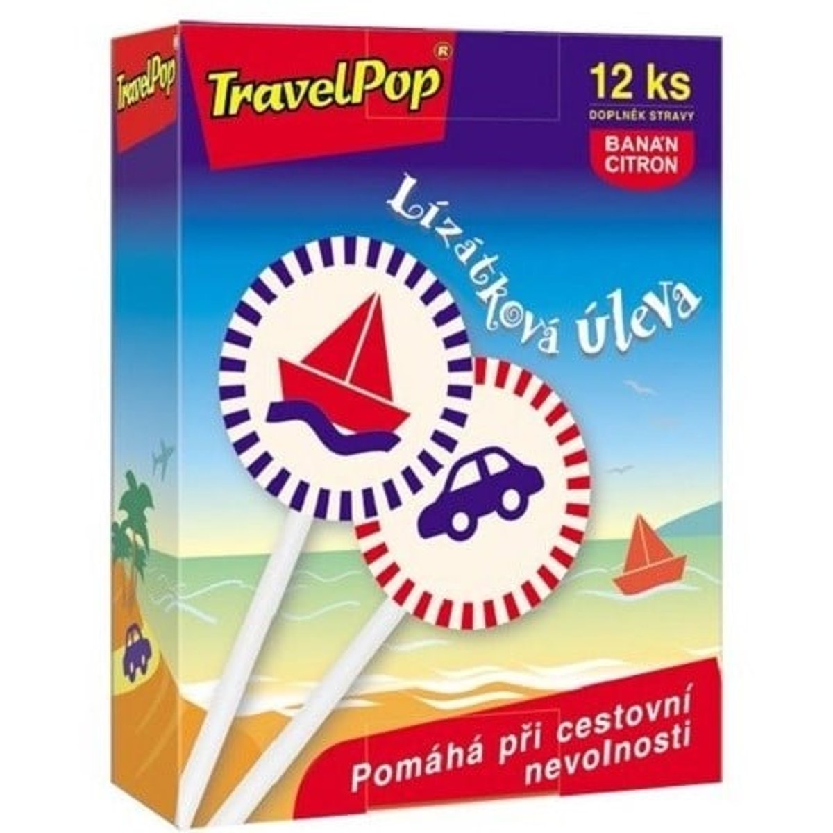 VitaHarmony TravelPop lízátková úleva 12ks