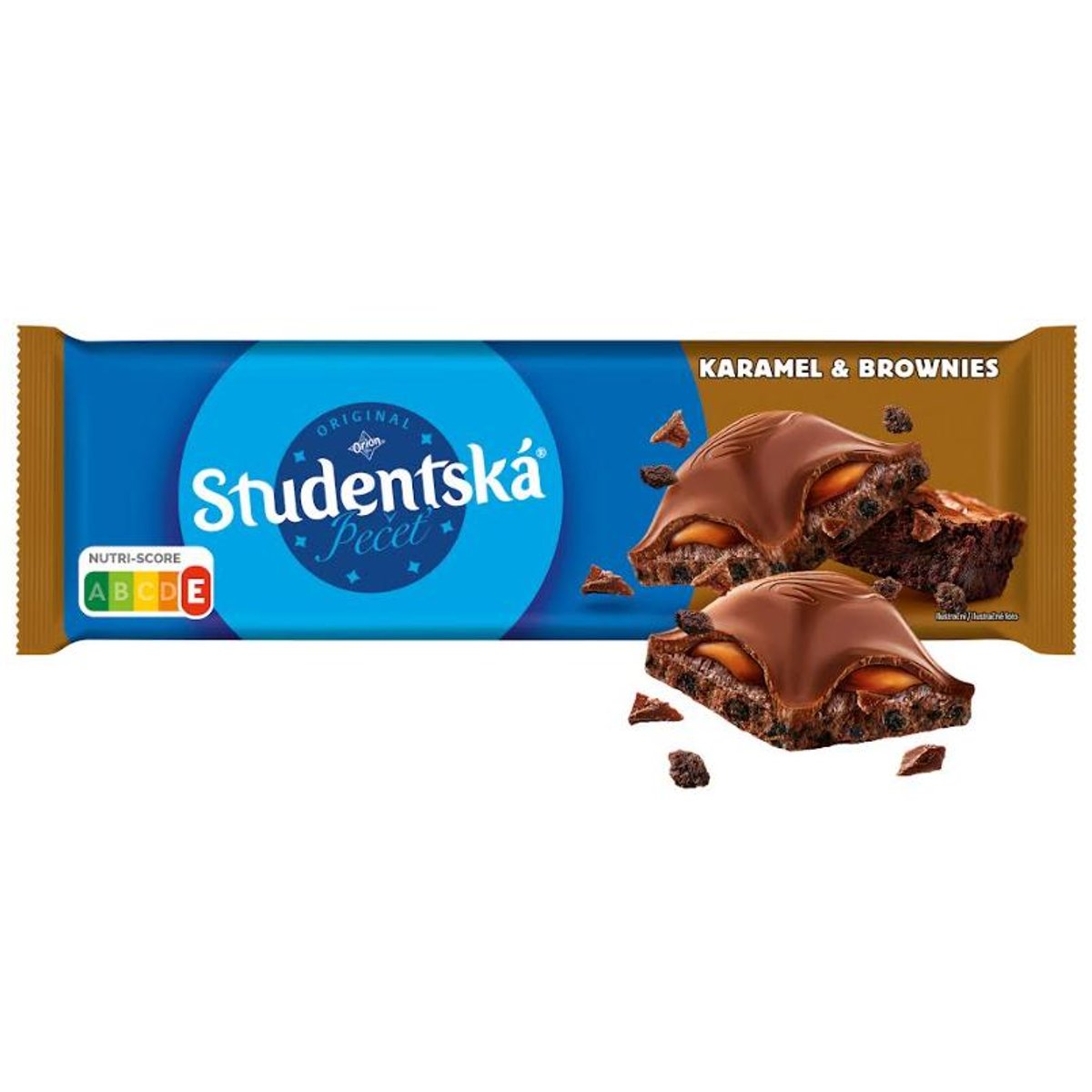Orion Studentská pečeť Hořká čokoláda Caramel and Brownies