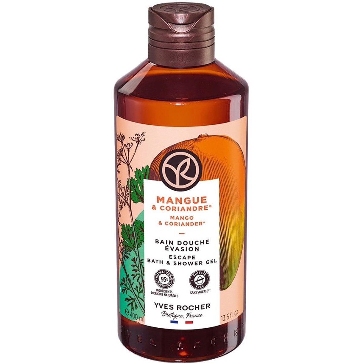 Yves Rocher Sprchový gel mango & koriandr