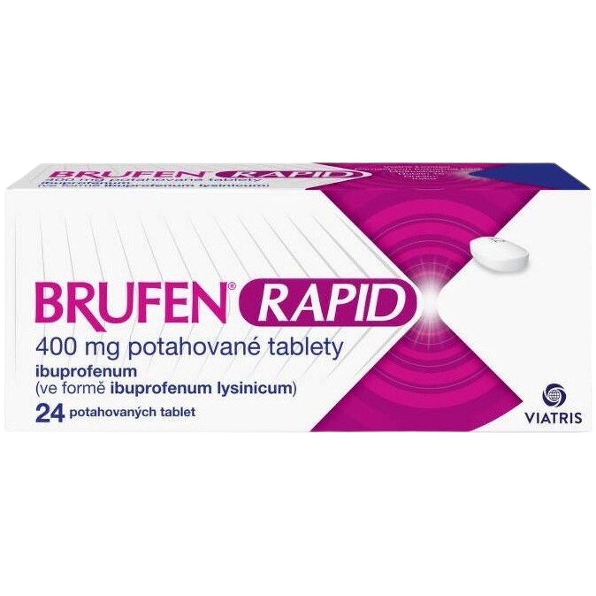 BRUFEN RAPID 400MG Potahovaná tableta 24