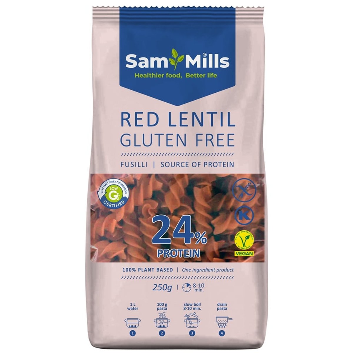 Sam Mills Vřetena proteinové z červené čočky