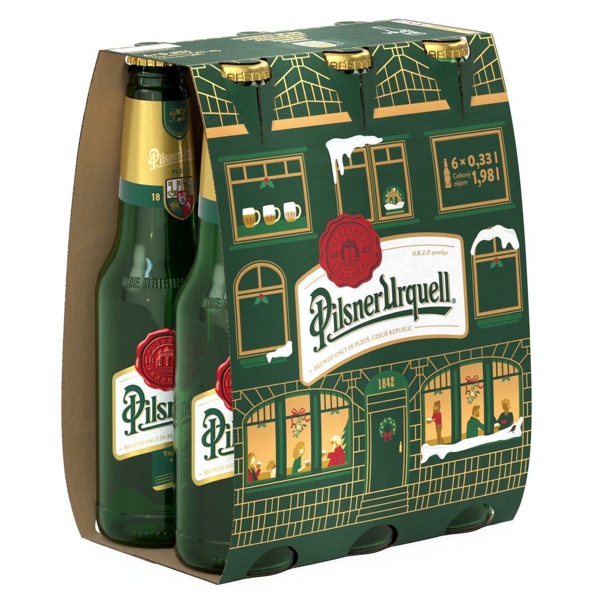 Pilsner Urquell 6×0,33 l sklo