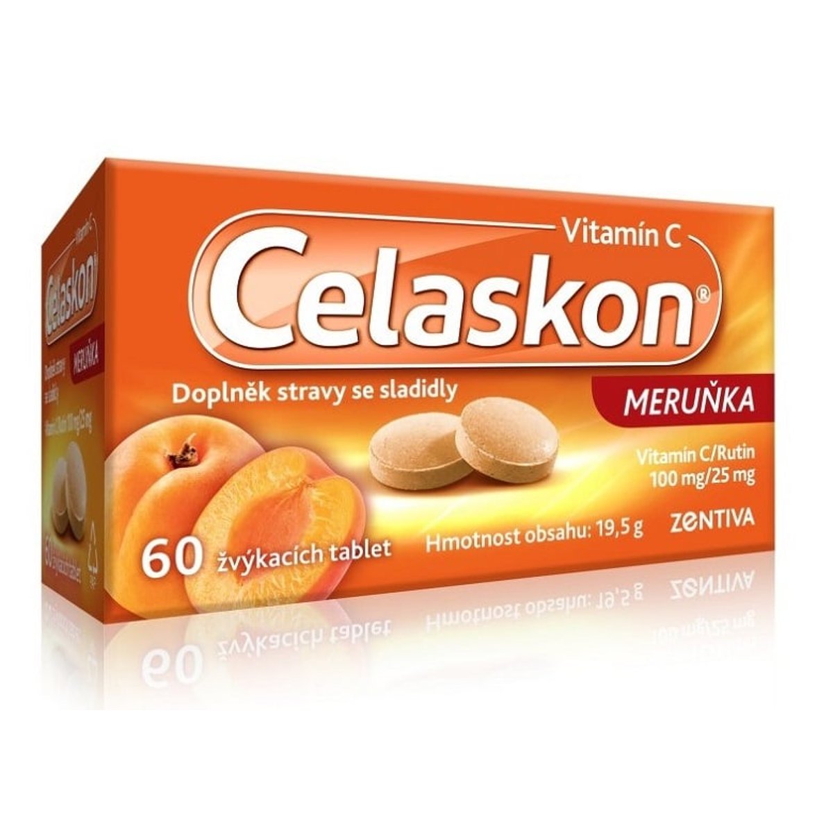 Celaskon meruňka 100mg tbl.60